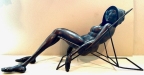 CORNELIS ZITMAN Solbadet 1970 bronse 32x71cm