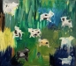 På fjellet II 2000 olje 154x175cm