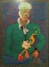 BJØRN CARLSEN  Van Gogh 1983 olje 164x122cm