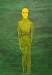 Figurasjon mot grønt 2008 maleri 70x50cm