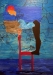 Ut i naturen 2007 maleri 140x100cm
